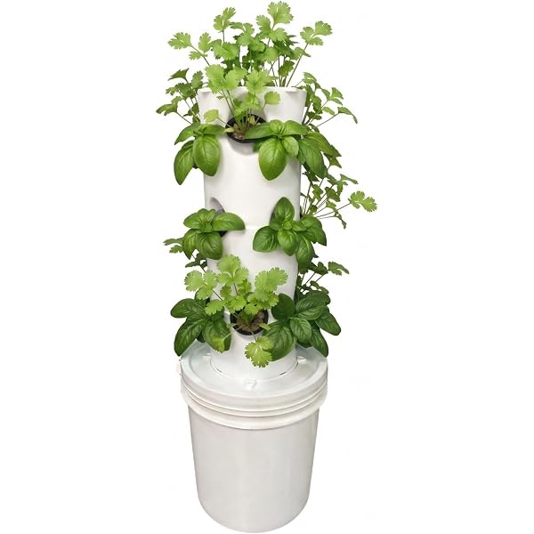 Nova Aeroponics Tower for 40 Plants – 60L Hydroponic System for